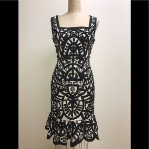SALE! Oscar de la Renta Guipure Lace Dress, Size Large.